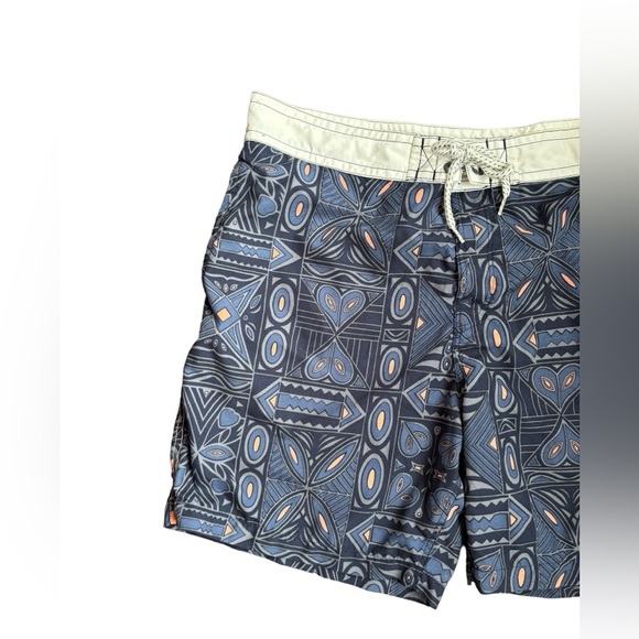 Reyn Spooner Hawaiian Swim Board Shorts Geometric Print Size 38 - Picture 6 of 14
